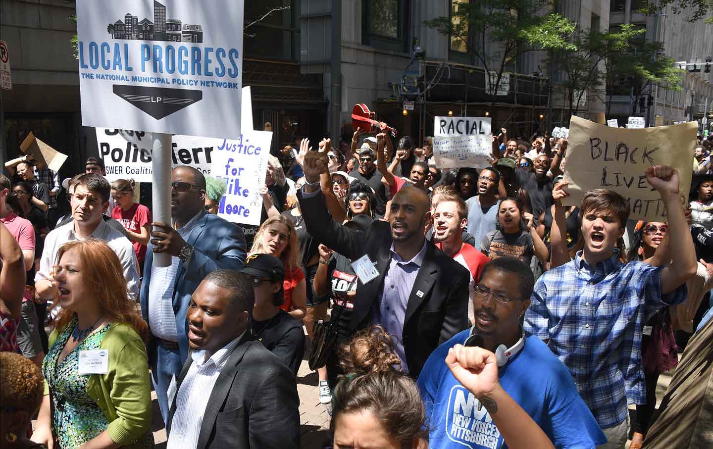 Local Progress Pittsburg Rally