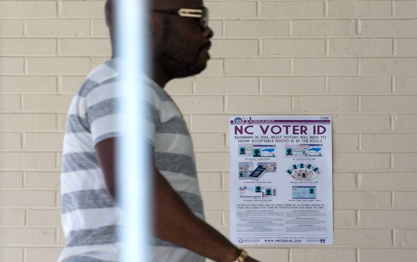 North Carolina vote sign