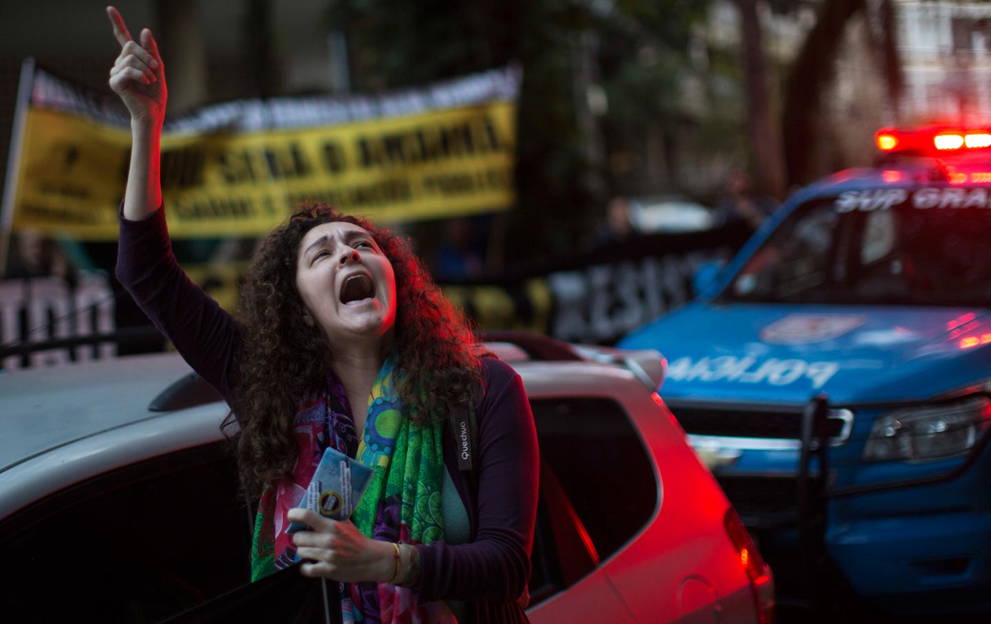 Rio Teacher Protest