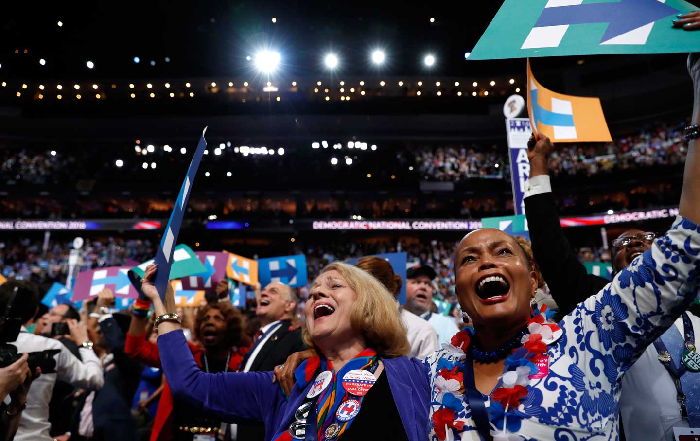 Hillary Clinton at the DNC