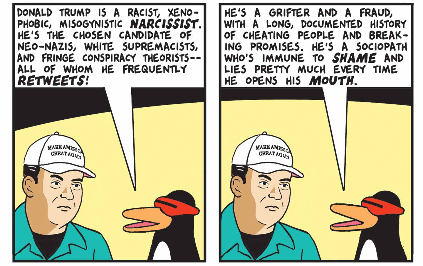 Tom Tomorrow cartoon