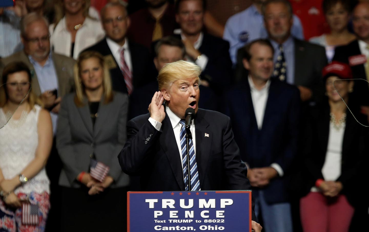 In Ohio, Trump Rallies the Deplorables