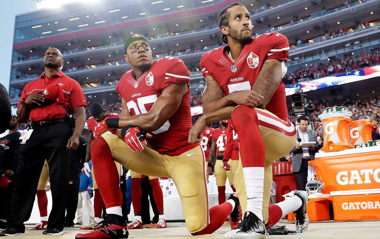 Kaepernick Reid Anthem Kneel