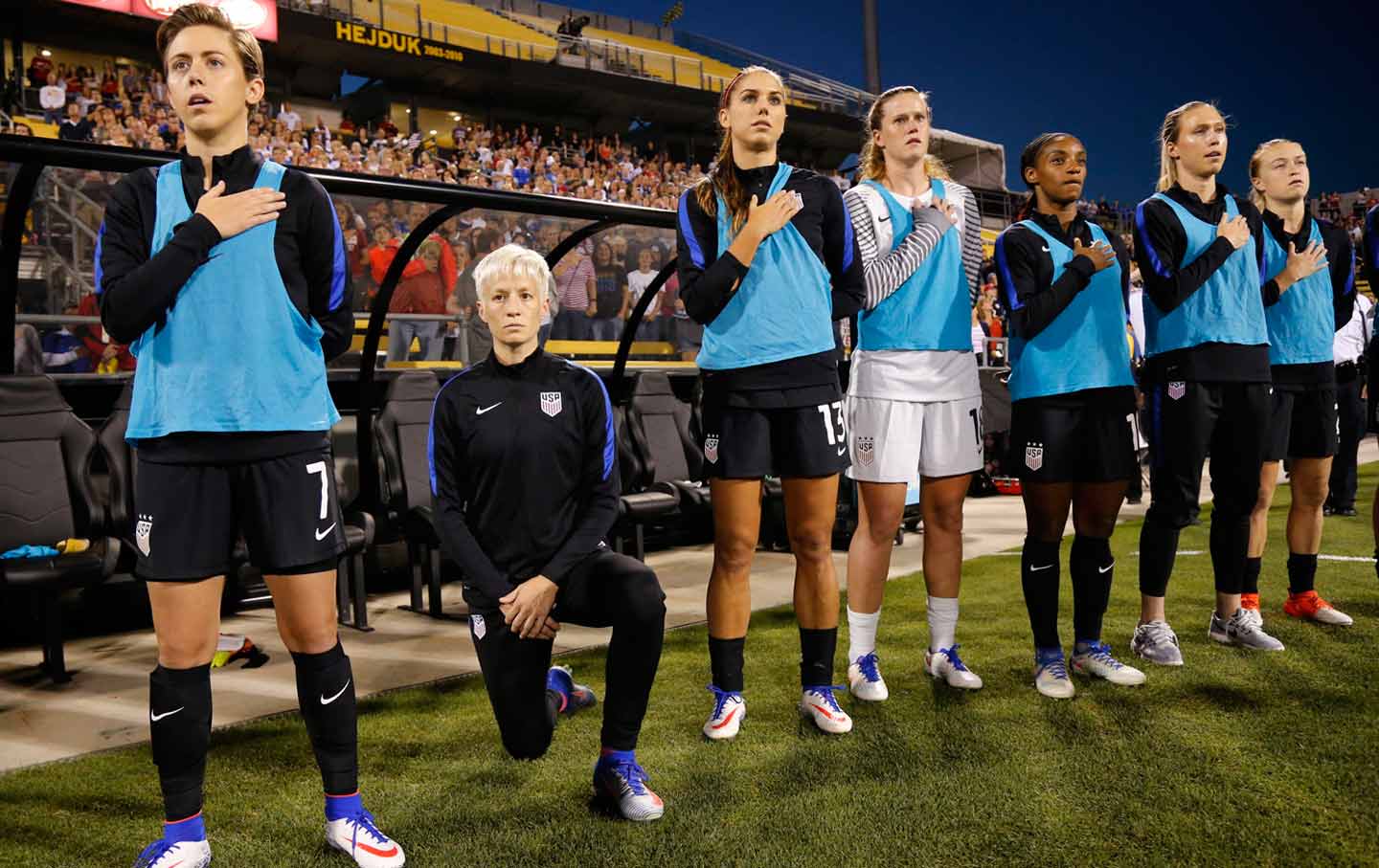 Why US soccer star Megan Rapinoe doesnt sing the national 