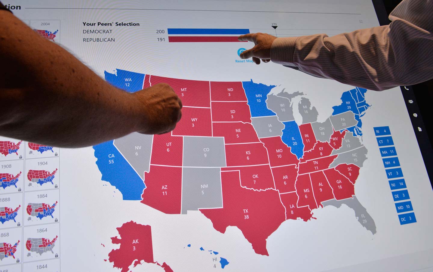 2004 electoral map