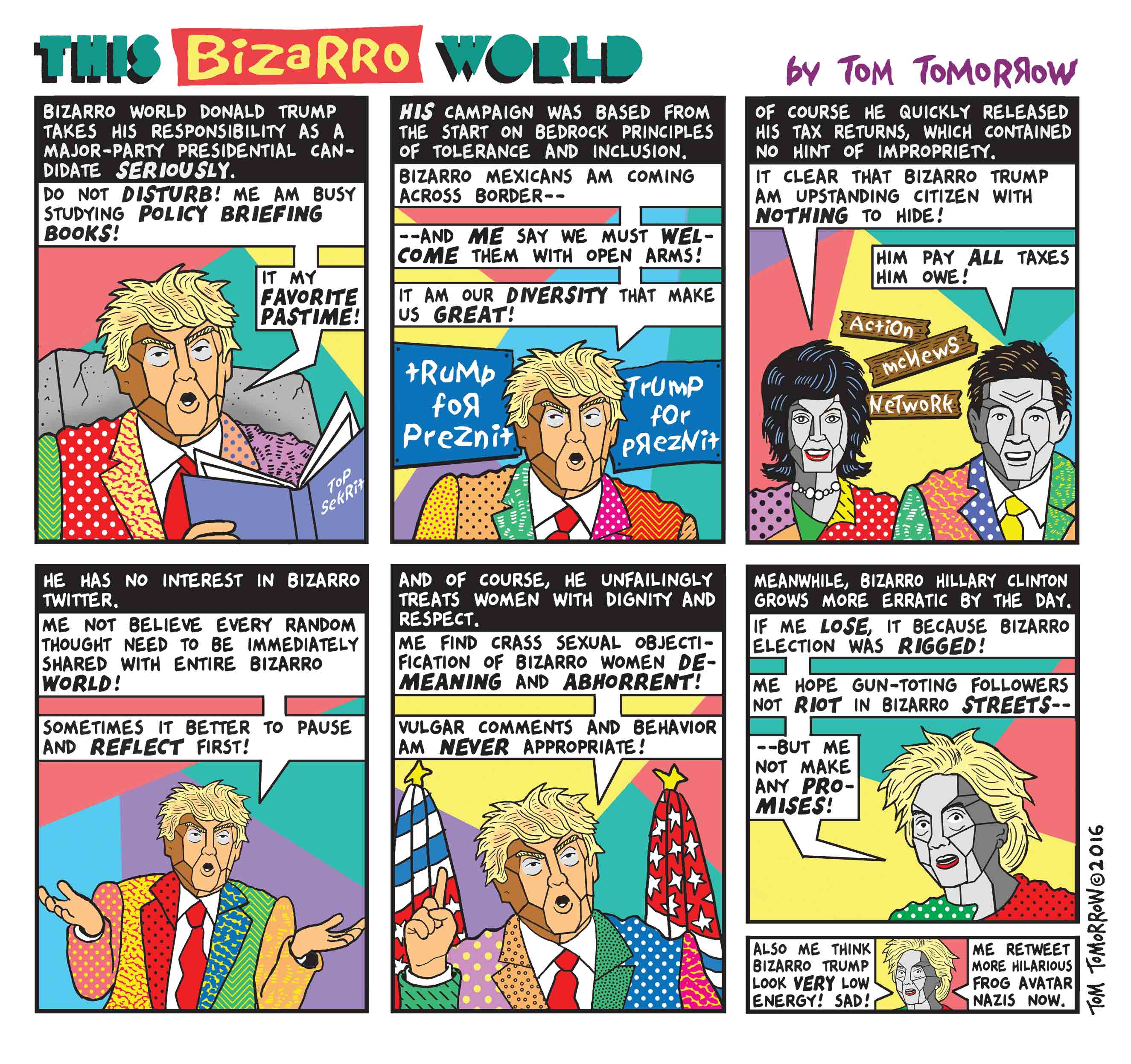 Tom Tomorrow cartoon