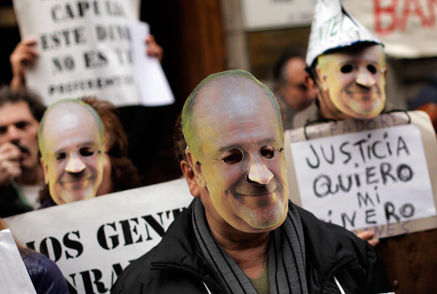 Rodrigo Rato Protests