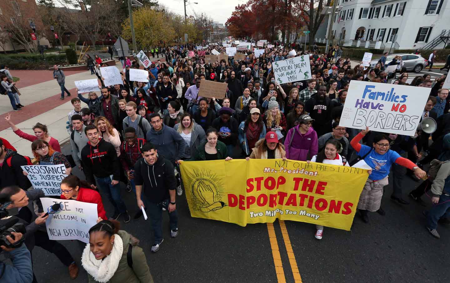 Rutgers University protest