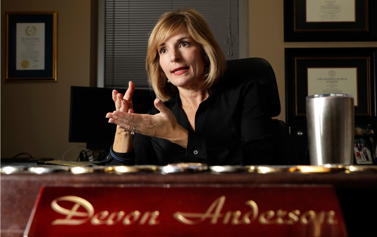 Harris County District Attorney Devon Anderson