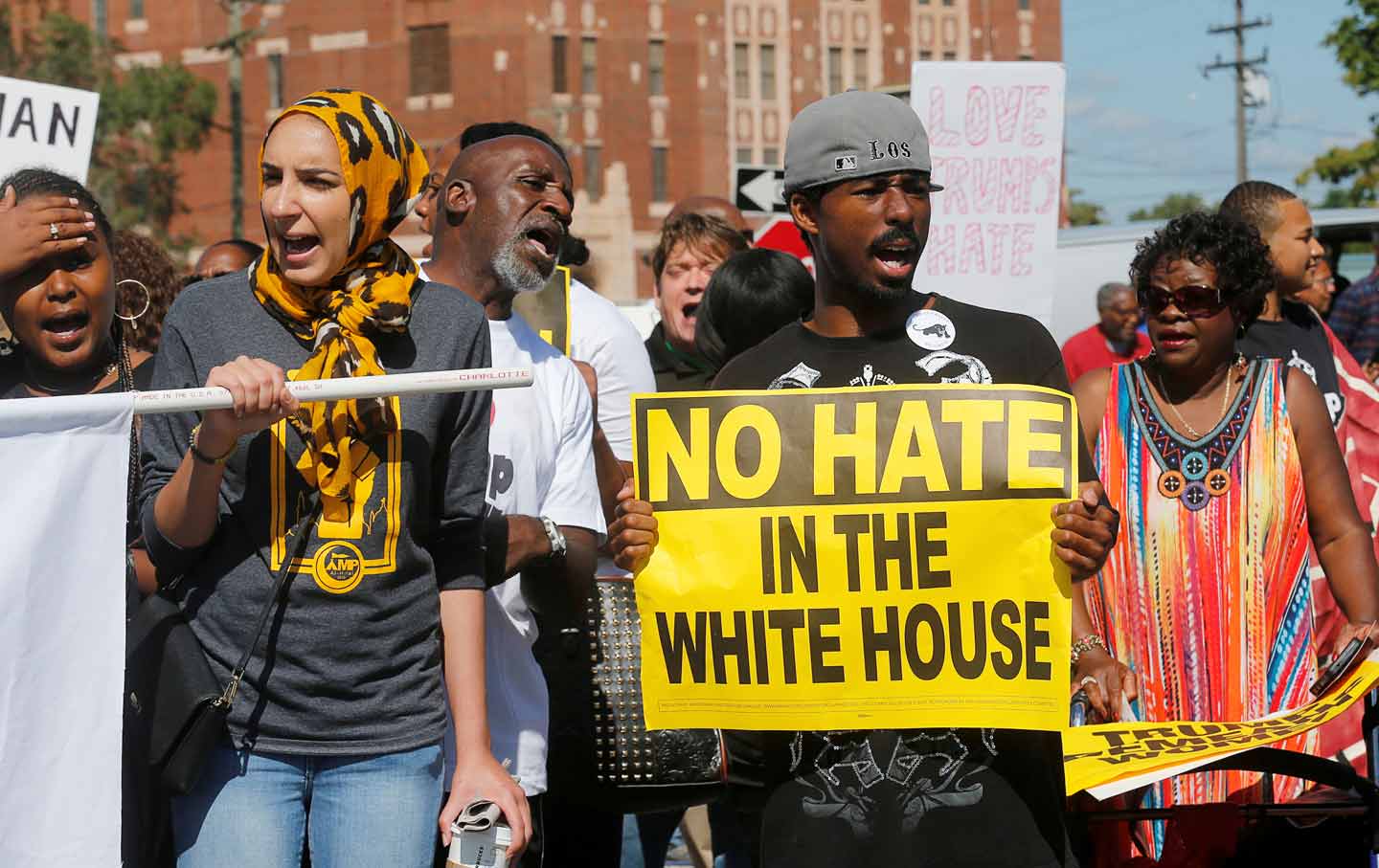 POC Trump protest