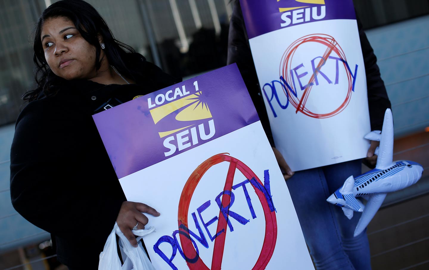 airport protest