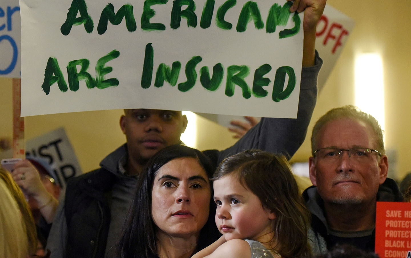 Demonstrations for the ACA in Newark