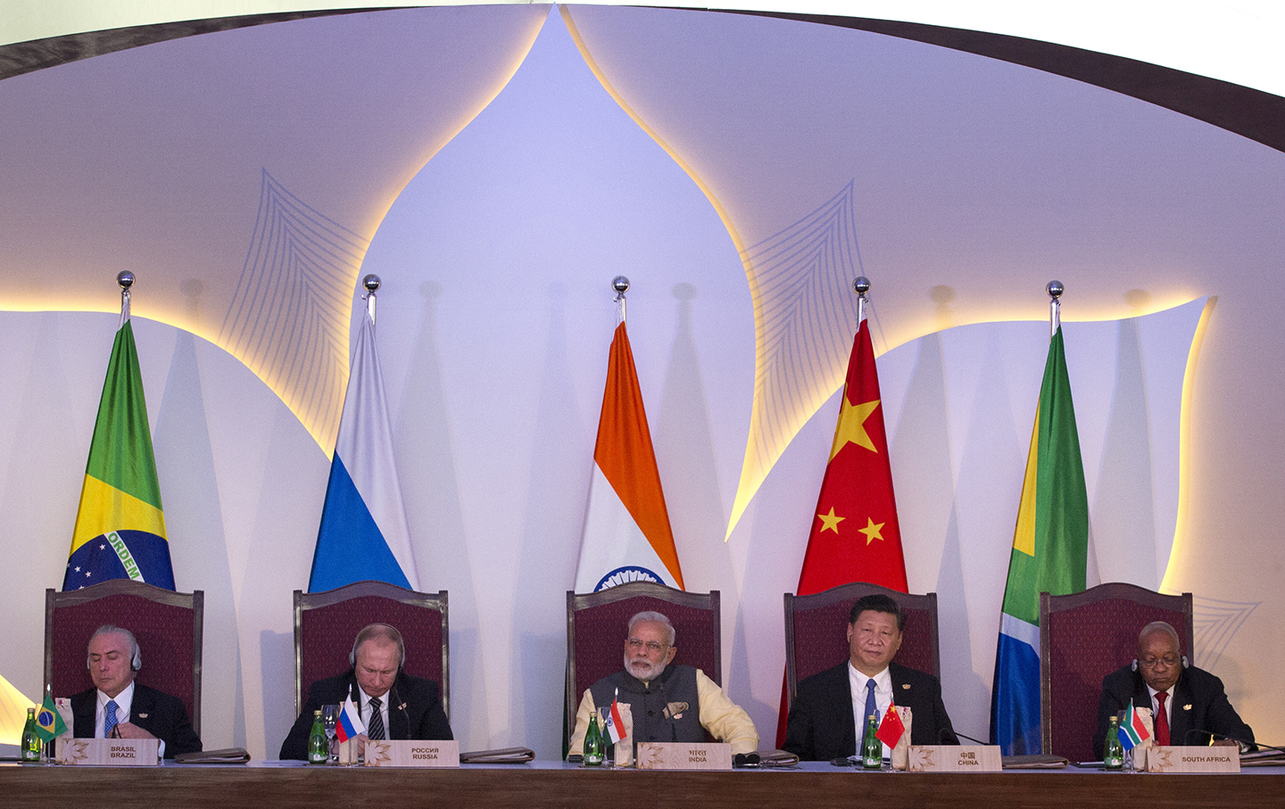 BRICS leaders at the summit