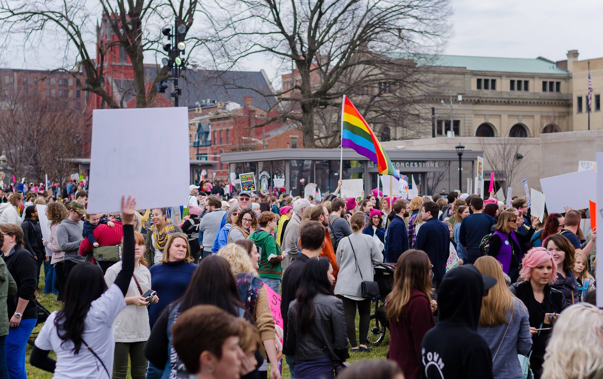 Marching Against Trump, Progressives in Cincinnati Put a Blue Dot in Red Ohio