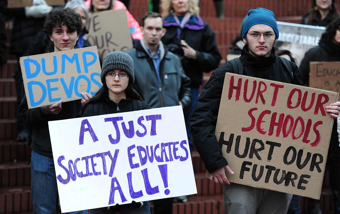 Betsy DeVos protests