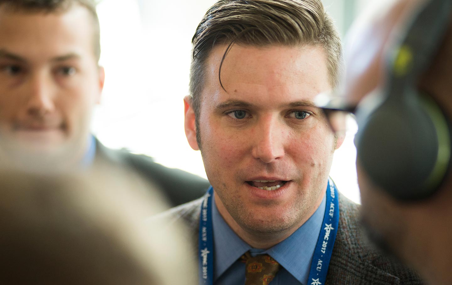 Richard Spencer outside CPAC