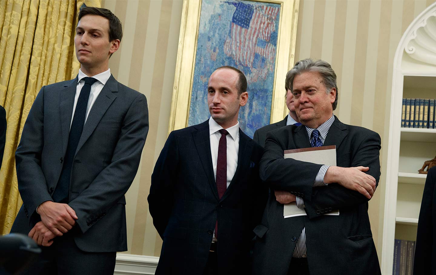 Stephen Miller and Steve Bannon