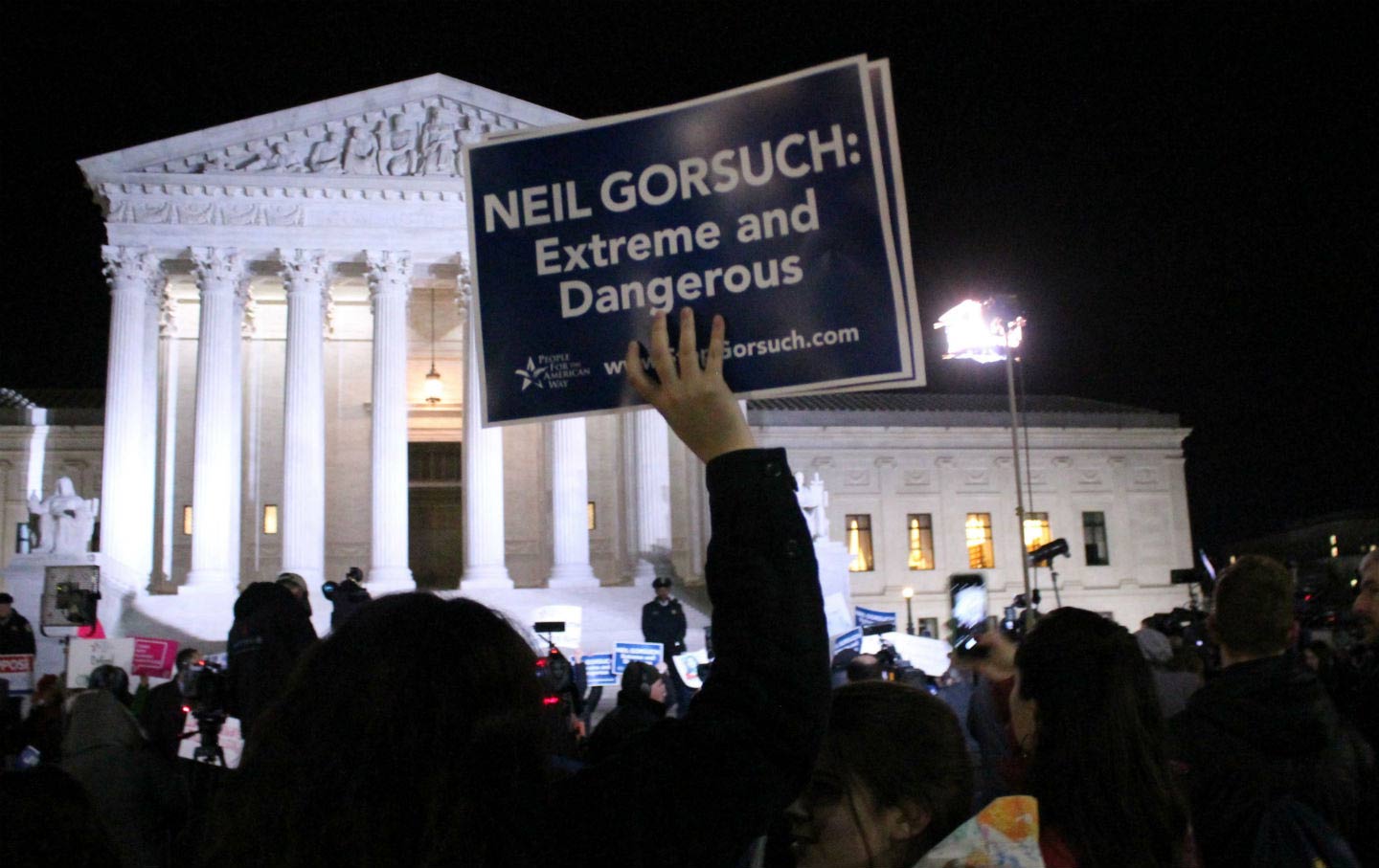 Neil Gorsuch Supreme Court Nomination Protest