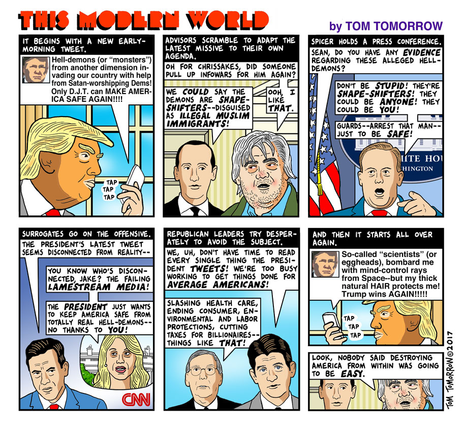 Tom Tomorrow cartoon