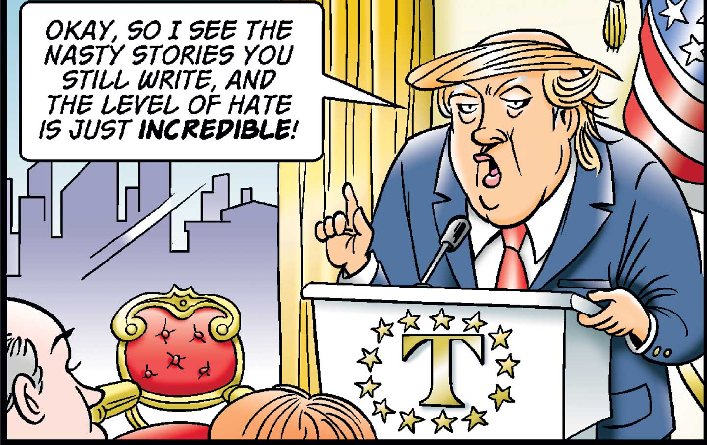 An Unbelievably Fair Trump Cartoon