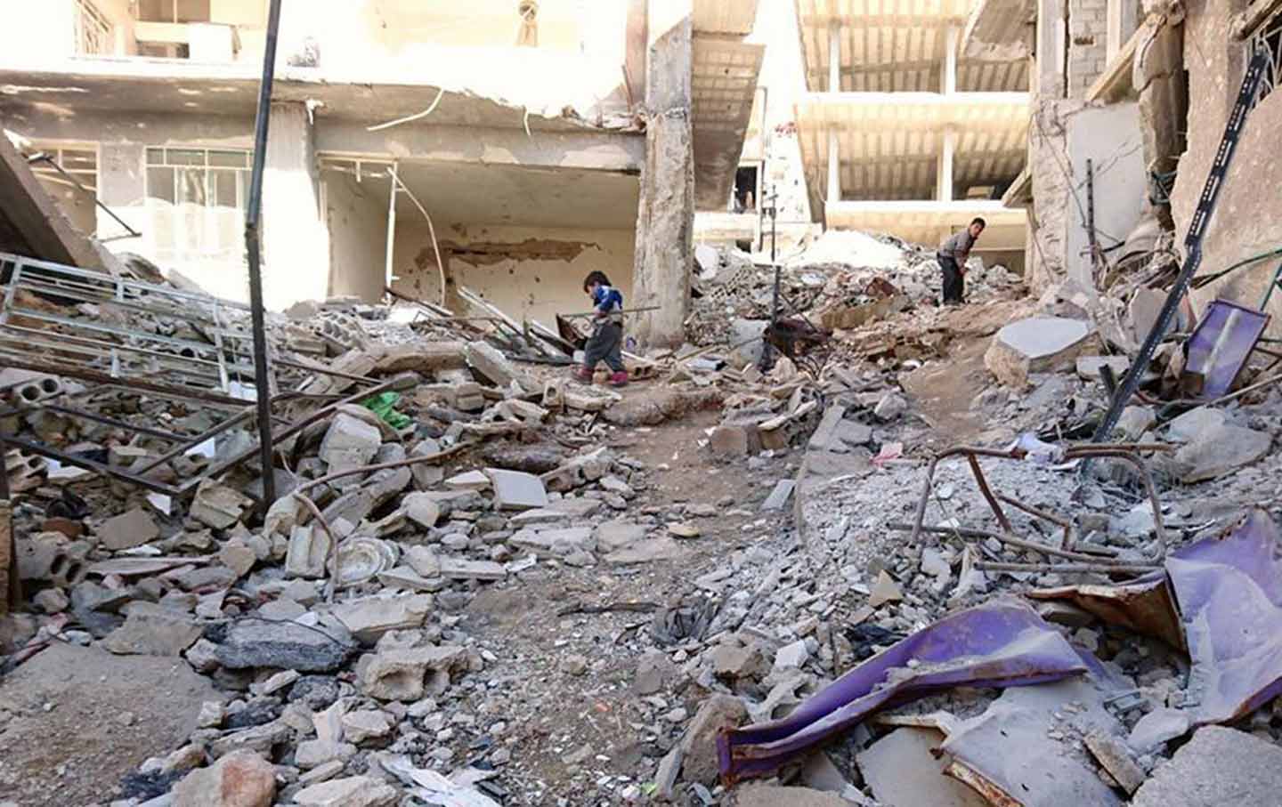 Madaya debris