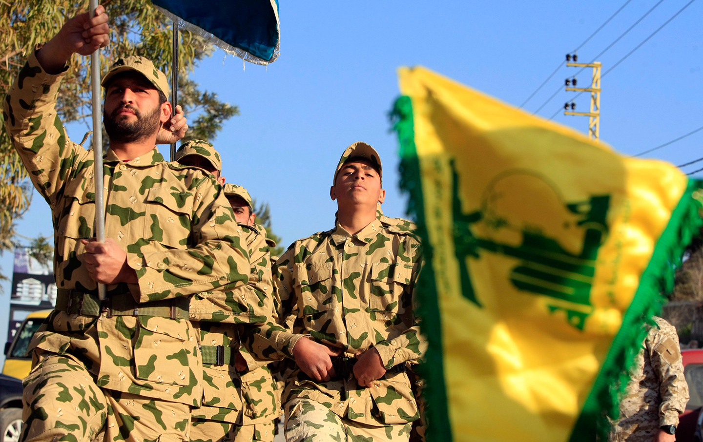 Hezbollah demonstration in Lebanon