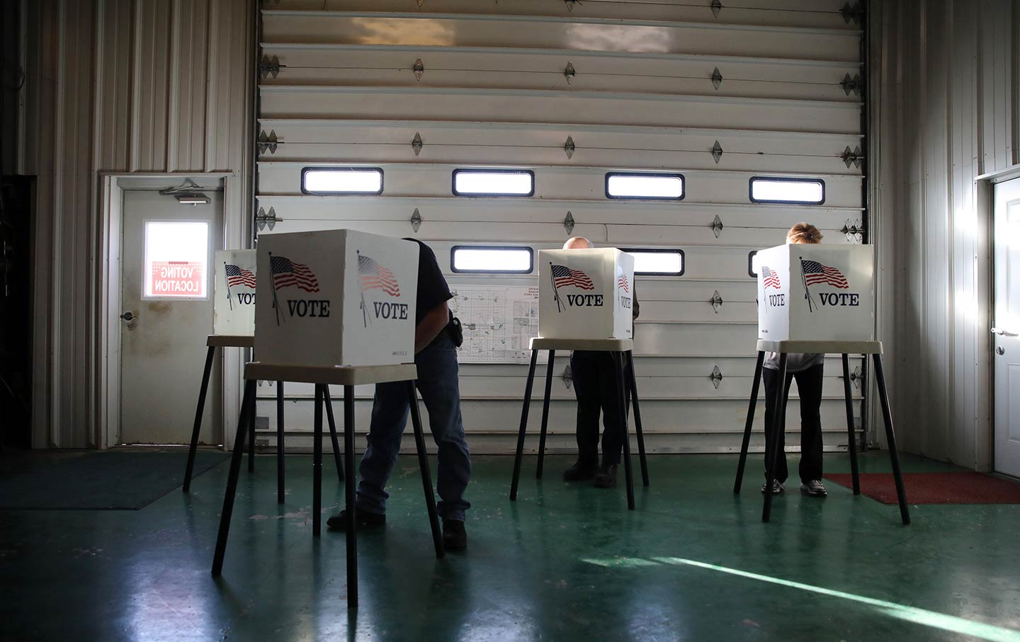 Iowa polling site