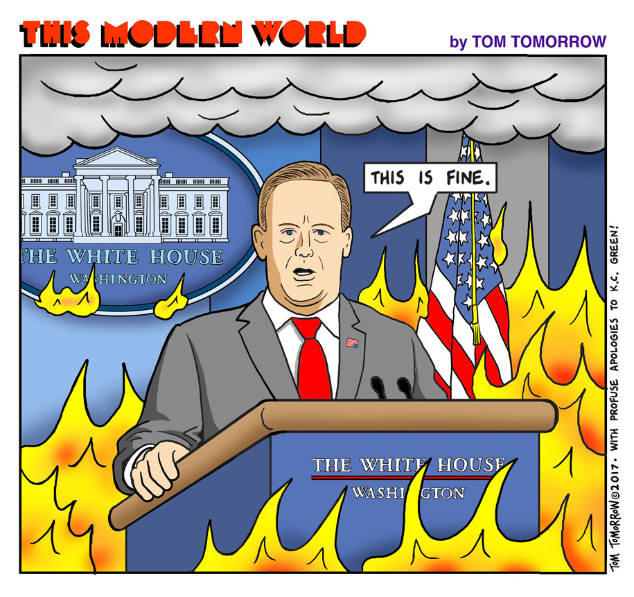 Sean Spicer Is in Complete Control