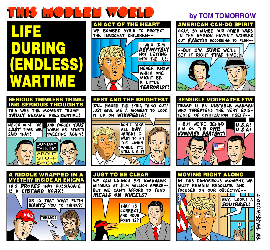 Tom Tomorrow cartoon