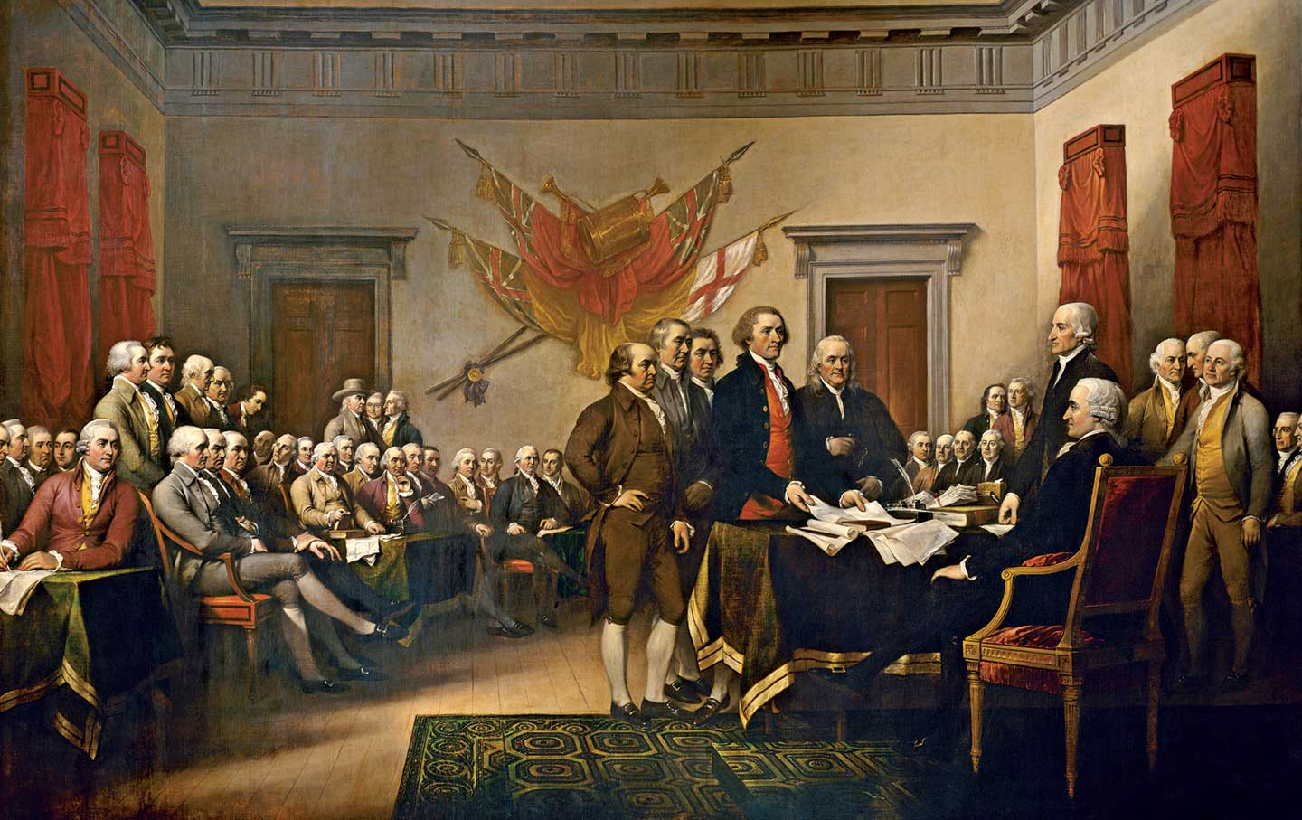 declaration of independence painting by John Trumbull