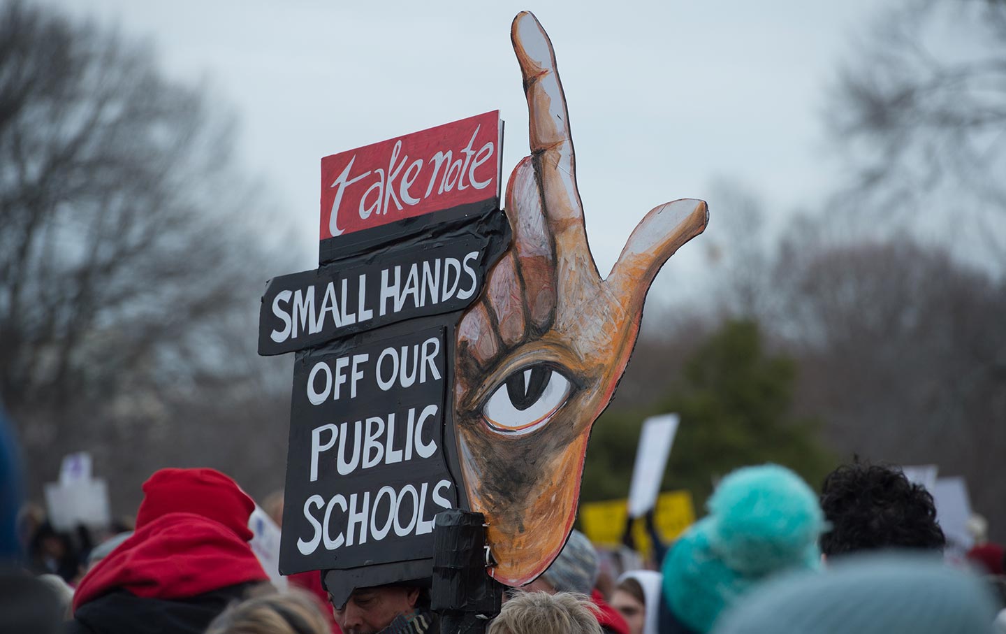 Protest against DeVos