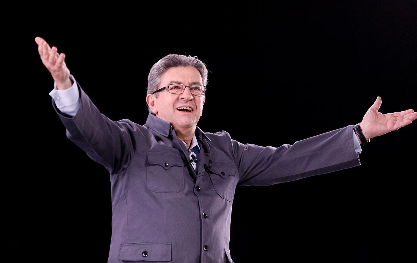 French Leftist Presidential Candidate Melenchon
