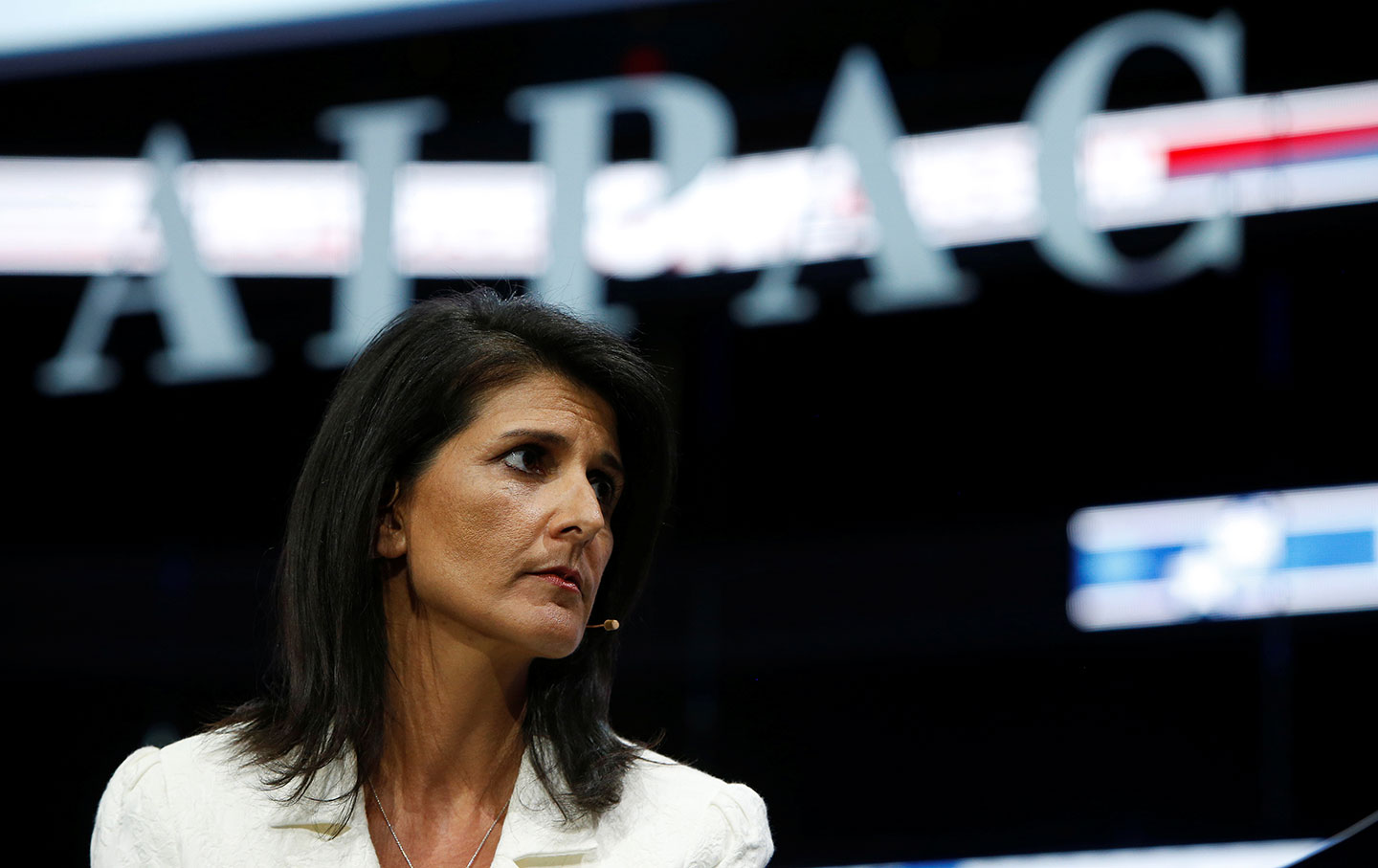 UN Ambassador Nikki Haley speaks at AIPAC