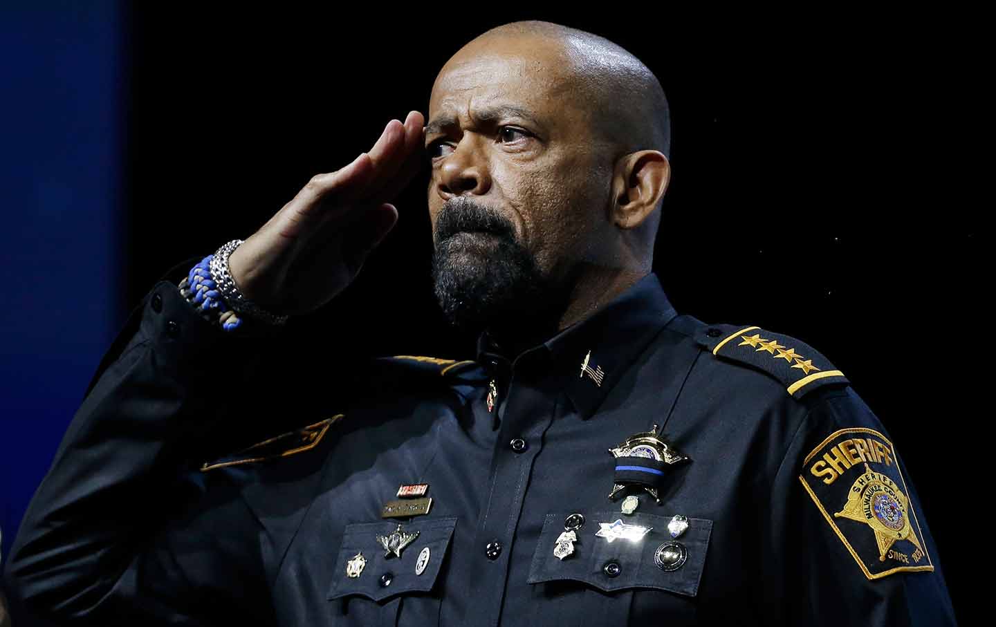 David Clarke salute