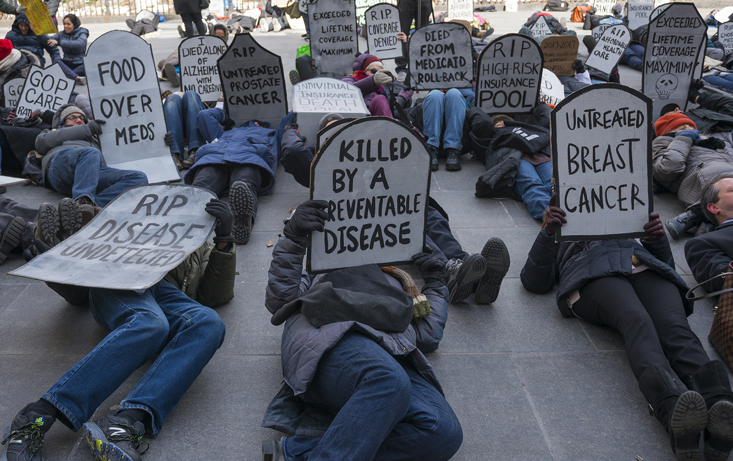 Activists stage 