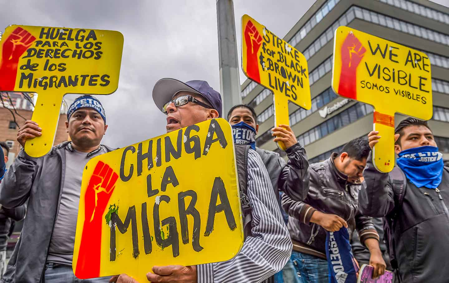 May Day protesters