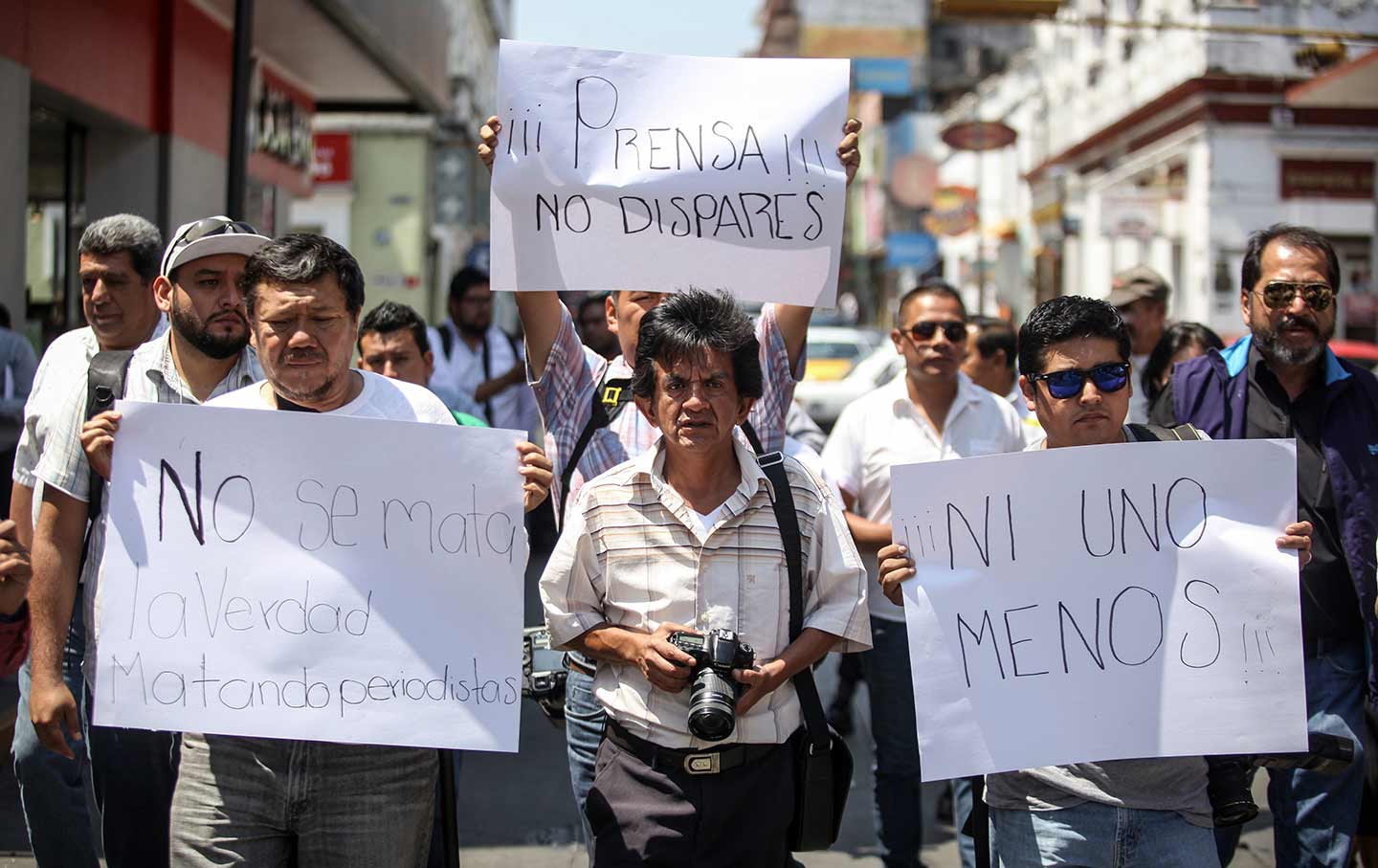 Journalists Protest in Veracruz