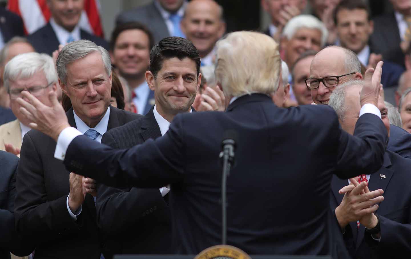 Trump and Republicans celebrate AHCA