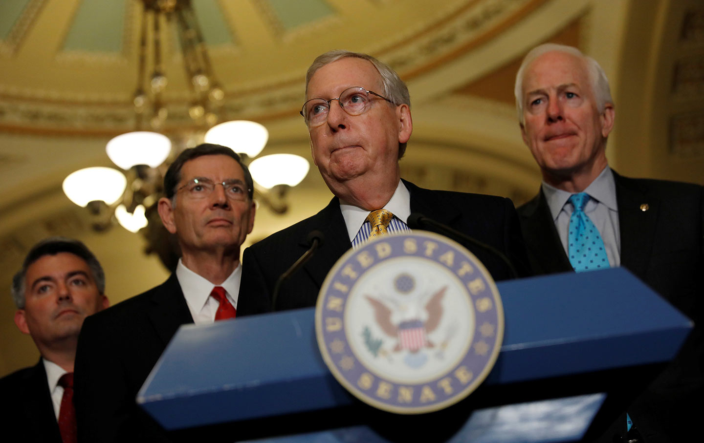 Mitch McConnell, Cory Gardner, and John Barrasso