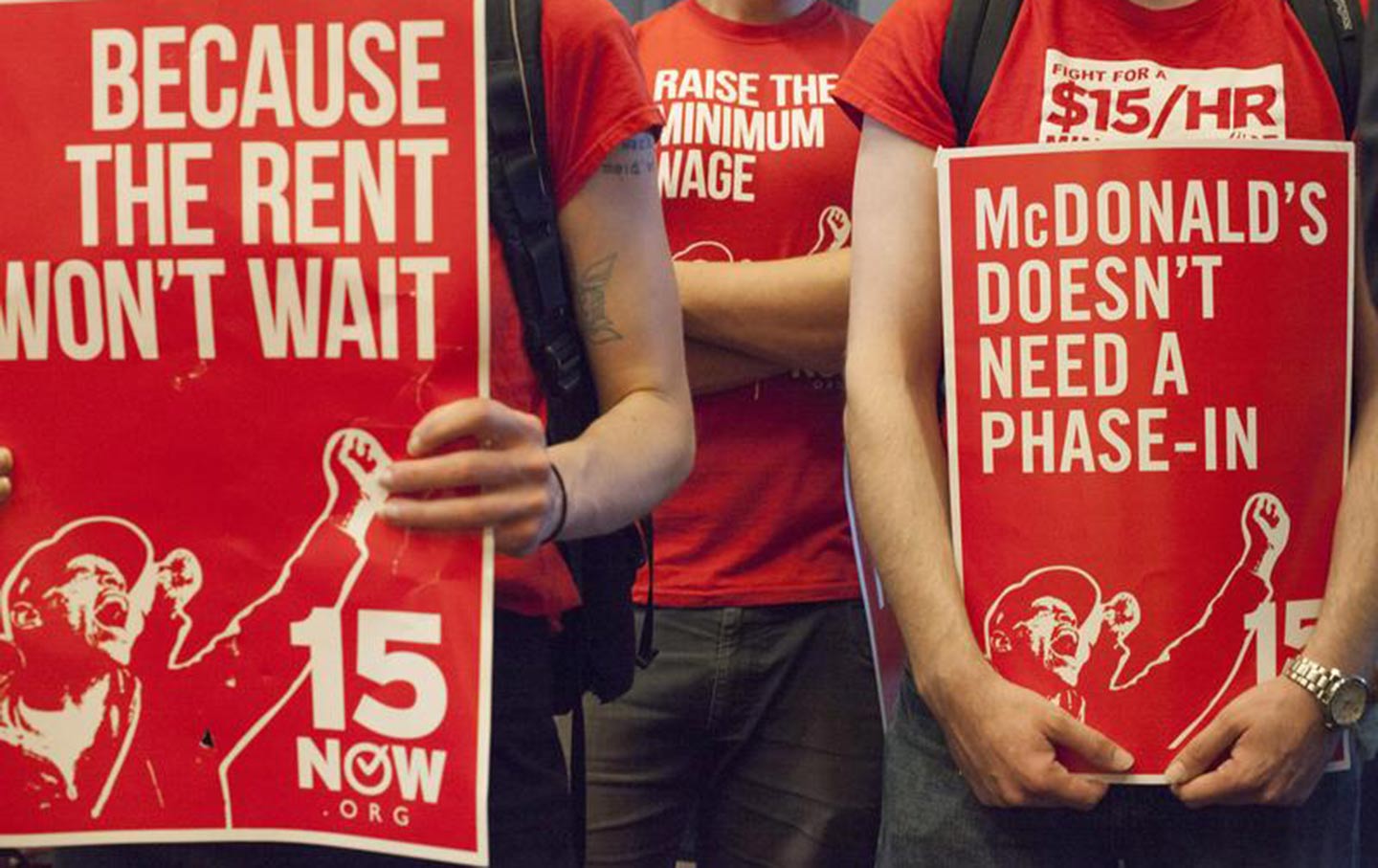 Seattle Minimum Wage Protest