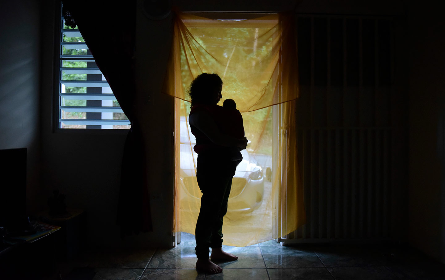 Woman and child in Puerto Rico