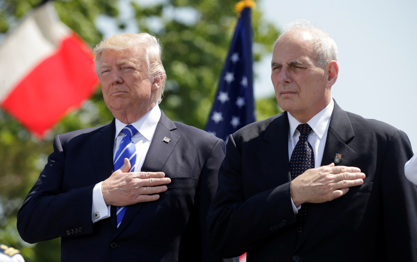 John Kelly and Donald Trump