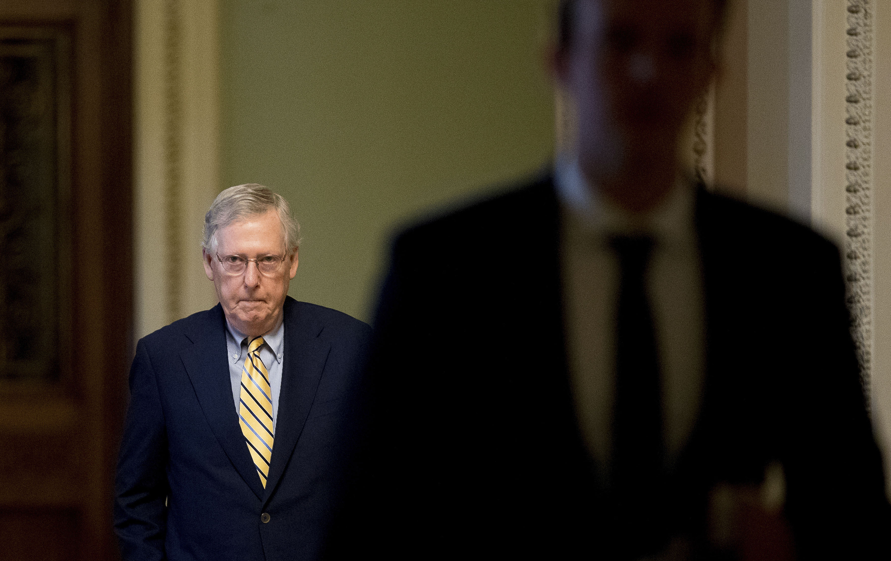 Mitch McConnell on Capitol Hill