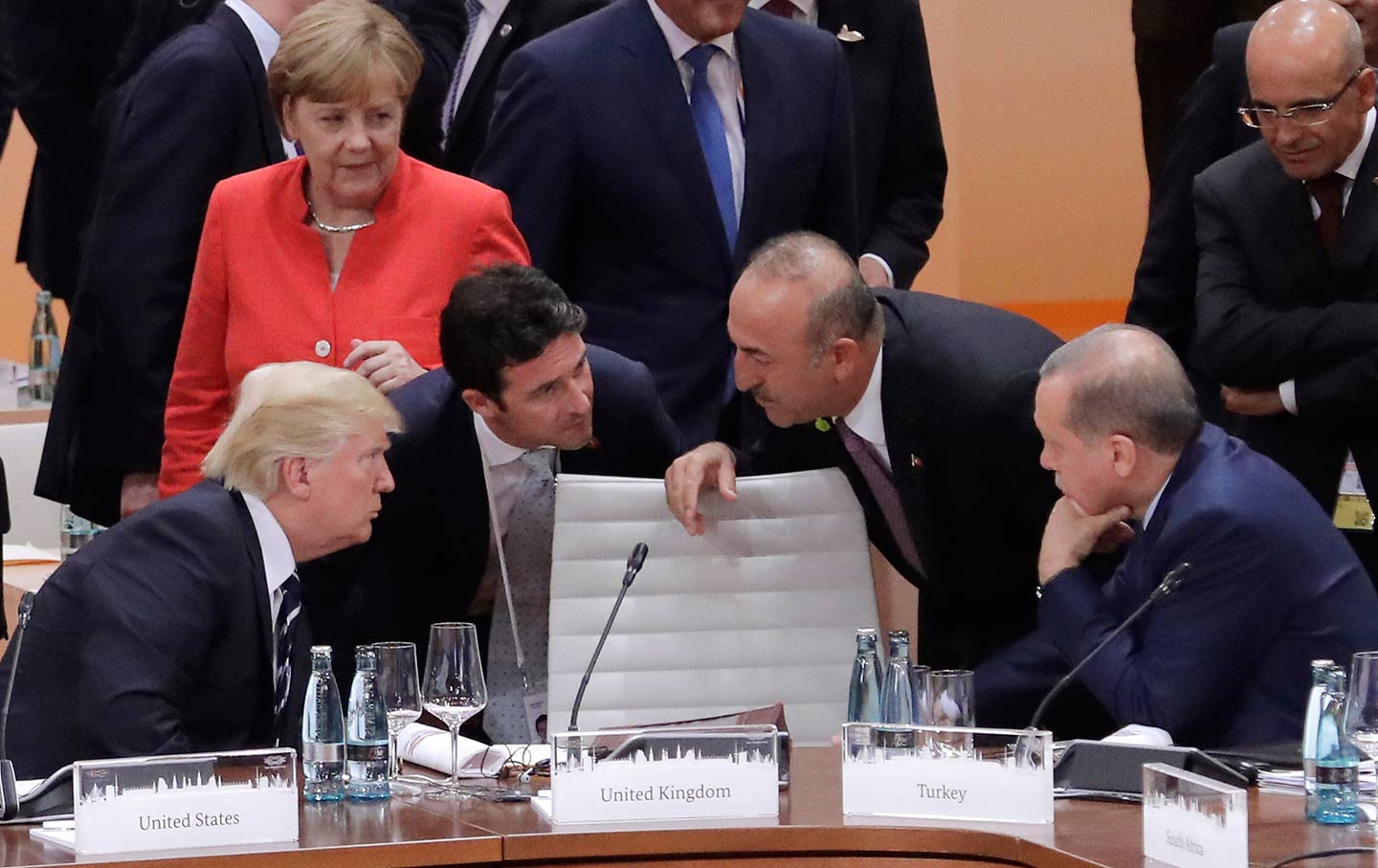 Trump, Merkel, Erdogan at G20