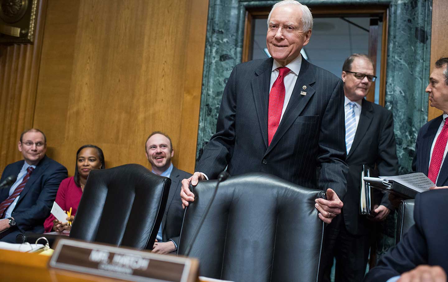 Senate Finance Committee Chairman Orrin Hatch