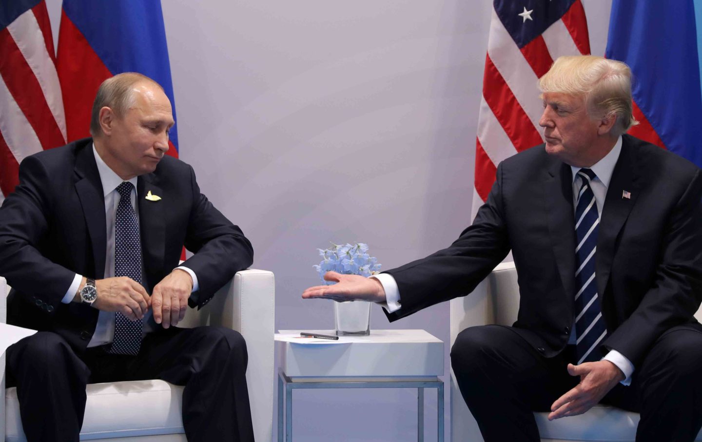 Trump and Putin at G20