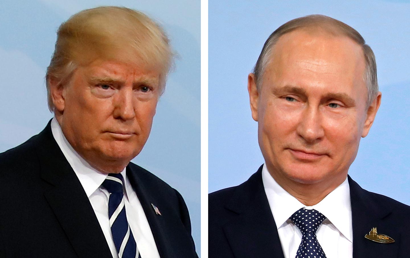 Trump and Putin side-by-side