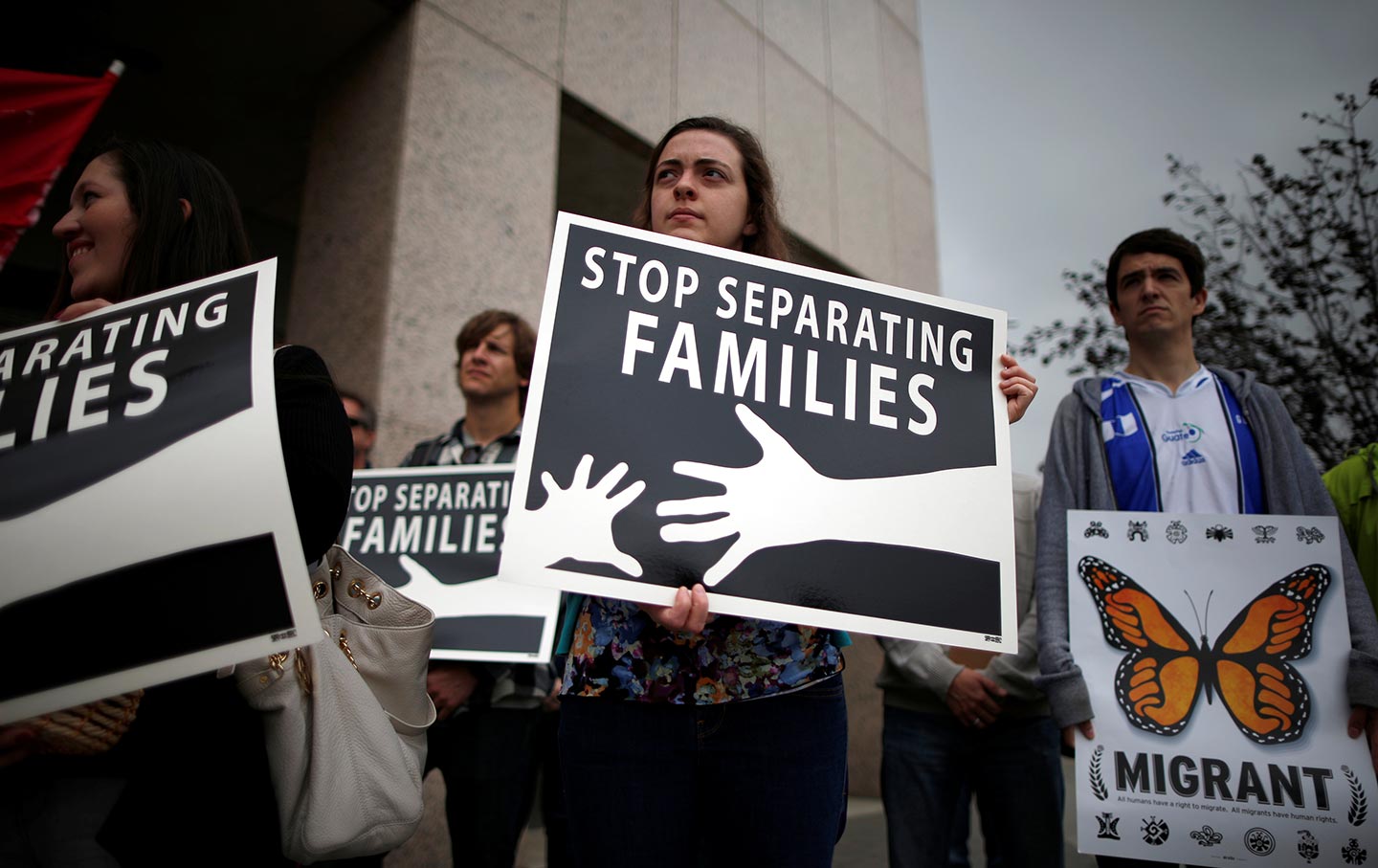 Anti-deportation protest