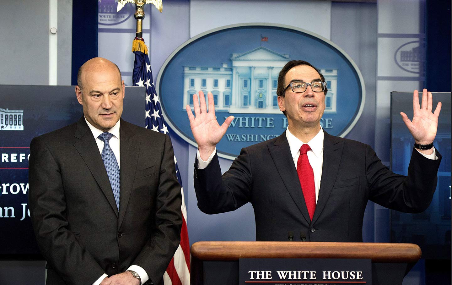 Mnuchin and Cohn in DC