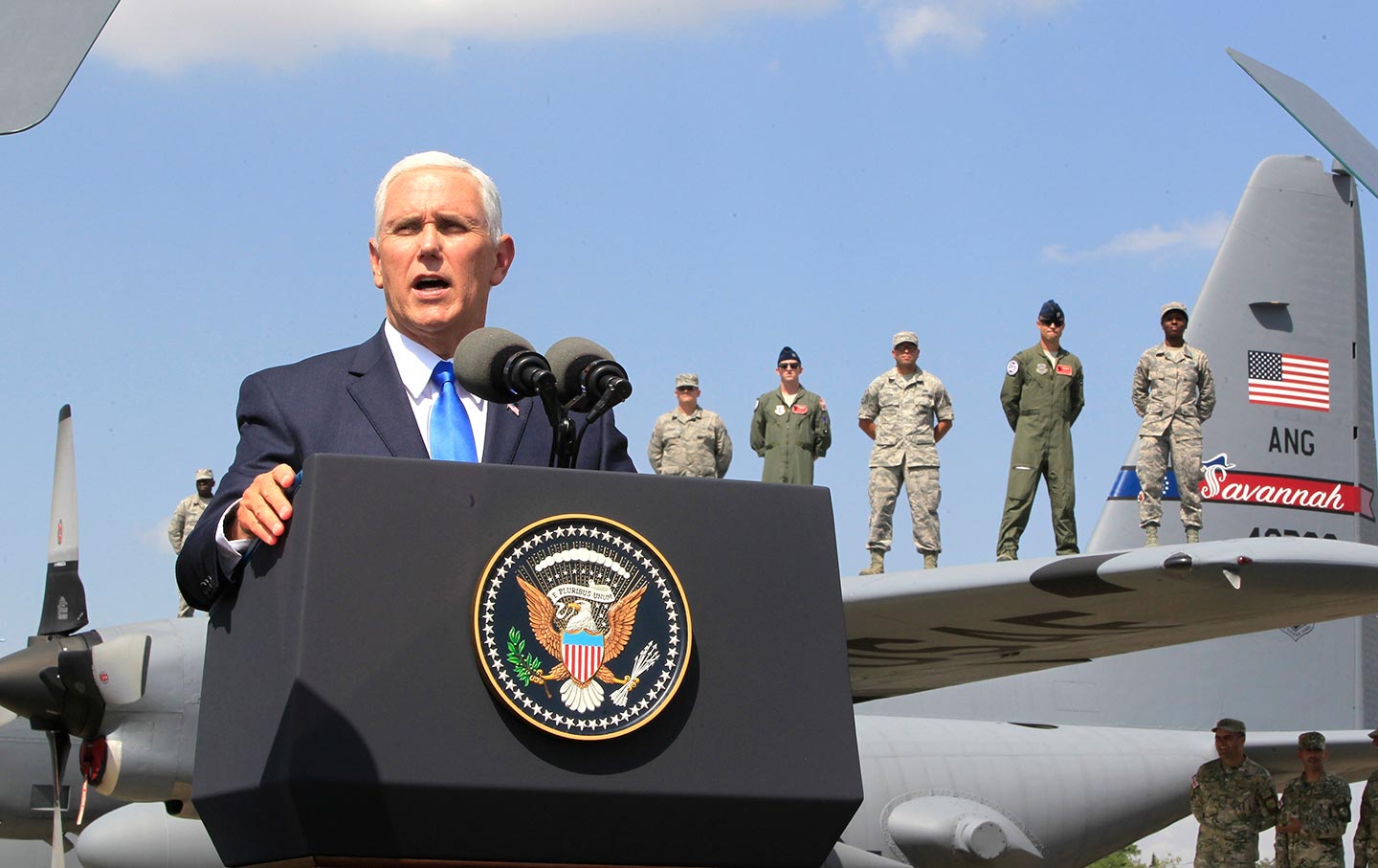 Pence in Georgia